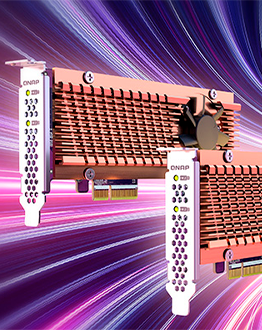 QNAP представляет новые карты расширения QM2 для добавления слотов M.2 NVMe SSD в NAS или ПК.