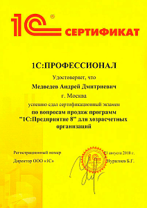 Медведев ПРОФ по продажам